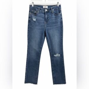 Denizen from Levi's Women's Distressed High-rise Ankle Straight Jeans